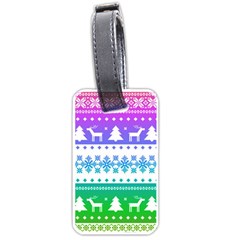 Cute Rainbow Bohemian Luggage Tags (two Sides) by Brittlevirginclothing