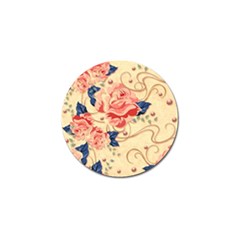 Beautiful Pink Roses Golf Ball Marker by Brittlevirginclothing