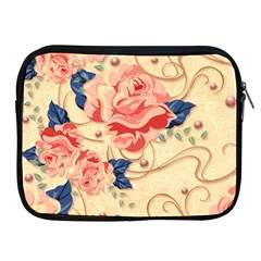 Beautiful Pink Roses Apple Ipad 2/3/4 Zipper Cases by Brittlevirginclothing