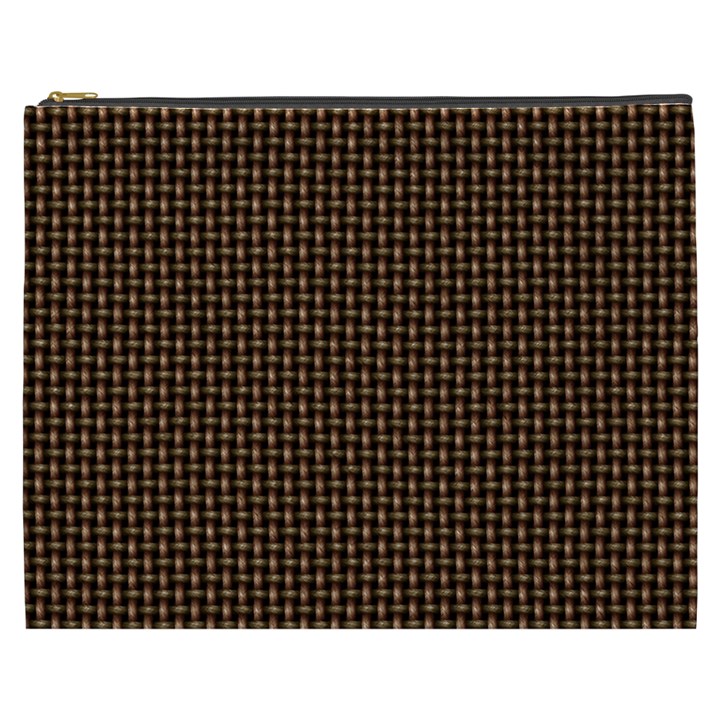 Fabric Pattern Texture Background Cosmetic Bag (XXXL) 