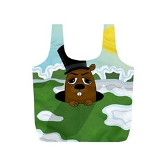 Groundhog Full Print Recycle Bags (s)  by Valentinaart