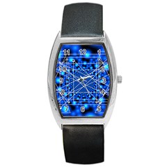 Network Connection Structure Knot Barrel Style Metal Watch by Amaryn4rt