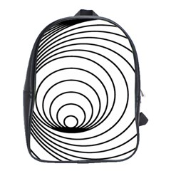 Spiral Eddy Route Symbol Bent School Bags(large)  by Amaryn4rt