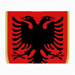 Coat Of Arms Of Albania Small Glasses Cloth (2-side) by abbeyz71