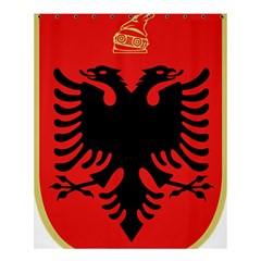 Coat Of Arms Of Albania Shower Curtain 60  X 72  (medium)  by abbeyz71