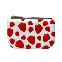 Decorative Strawberries Pattern Mini Coin Purses by Valentinaart