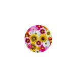 Flowers Blossom Bloom Nature Plant 1  Mini Buttons Front