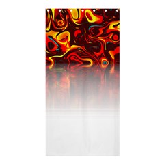 Effect Pattern Brush Red Shower Curtain 36  X 72  (stall)  by Amaryn4rt