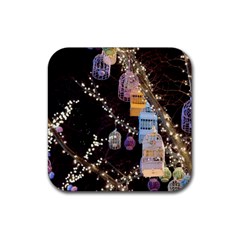 Qingdao Provence Lights Outdoors Rubber Square Coaster (4 Pack)  by Amaryn4rt