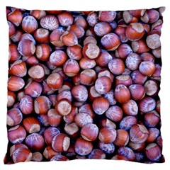 Hazelnuts Nuts Market Brown Nut Large Cushion Case (one Side) by Amaryn4rt