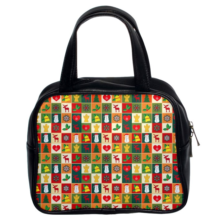 Pattern Christmas Patterns Classic Handbags (2 Sides)