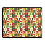 Pattern Christmas Patterns Double Sided Fleece Blanket (Small) 