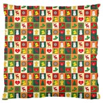Pattern Christmas Patterns Standard Flano Cushion Case (Two Sides)