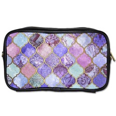 Blue Toned Moroccan Mosaic  Toiletries Bags by Brittlevirginclothing
