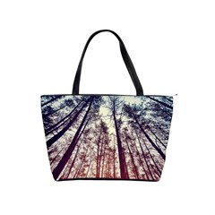 Lovely Up View Forest  Shoulder Handbags by Brittlevirginclothing