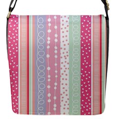 Pink Colored Sparkled Wood Flap Messenger Bag (s) by Brittlevirginclothing