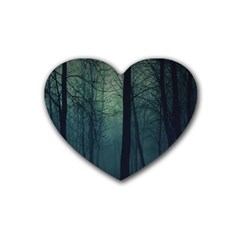 Dark Forest Heart Coaster (4 Pack)  by Brittlevirginclothing