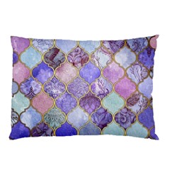 Blue Moroccan Mosaic Pillow Case by Brittlevirginclothing