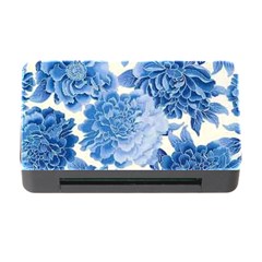 Blue Flower Memory Card Reader With Cf by Brittlevirginclothing