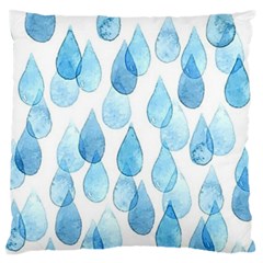 Rain Drops Standard Flano Cushion Case (two Sides) by Brittlevirginclothing