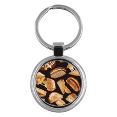 Delicious Snacks Key Chains (round)  by Brittlevirginclothing