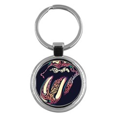 The Rolling Stones  Key Chains (round)  by Brittlevirginclothing