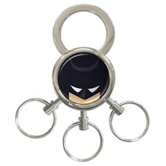 Batman 3-ring Key Chains by Brittlevirginclothing