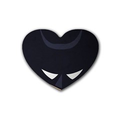 Batman Heart Coaster (4 Pack)  by Brittlevirginclothing