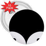 Cute pinguin 3  Buttons (10 pack) 