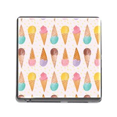 Cute Ice Cream Memory Card Reader (square) by Brittlevirginclothing