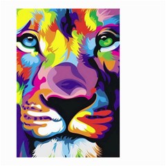 Colorful Lion Small Garden Flag (two Sides) by Brittlevirginclothing
