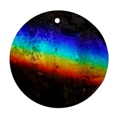 Rainbow Color Prism Colors Ornament (round) by Amaryn4rt