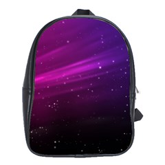 Purple Wallpaper School Bags(large)  by Amaryn4rt