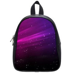 Purple Wallpaper School Bags (small)  by Amaryn4rt
