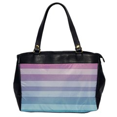 Colorful Horizontal Lines Office Handbags by Brittlevirginclothing