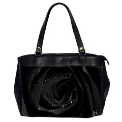 Black Rose Office Handbags (2 Sides)  by Brittlevirginclothing