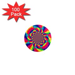 Colorful Psychedelic Art Background 1  Mini Magnets (100 Pack)  by Amaryn4rt