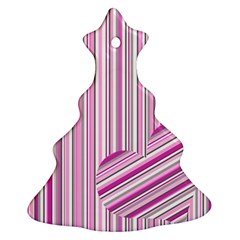 Pink Love Pattern Ornament (christmas Tree)  by Valentinaart