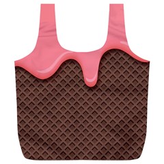 Ice Cream Full Print Recycle Bags (l)  by Brittlevirginclothing