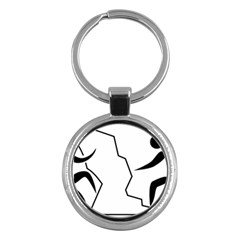 Mountaineering-climbing Pictogram  Key Chains (round)  by abbeyz71