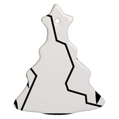 Mountaineering-climbing Pictogram  Ornament (christmas Tree)  by abbeyz71
