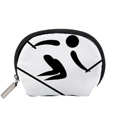 Archery Skiing Pictogram Accessory Pouches (small)  by abbeyz71