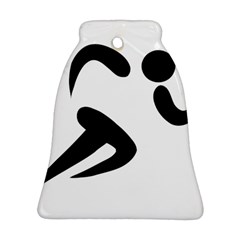 Athletics Pictogram Bell Ornament (two Sides) by abbeyz71