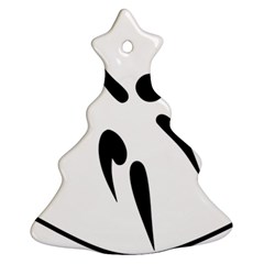 Aéroball Pictogram Christmas Tree Ornament (two Sides) by abbeyz71