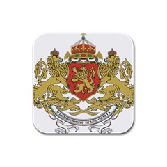 Coat Of Arms Of Bulgaria (1927-1946) Rubber Square Coaster (4 Pack)  by abbeyz71