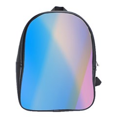 Twist Blue Pink Mauve Background School Bags(large)  by Nexatart