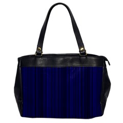Deep Blue Lines Office Handbags by Valentinaart