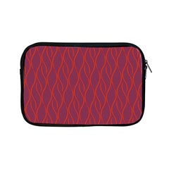 Red Pattern Apple Ipad Mini Zipper Cases by Valentinaart
