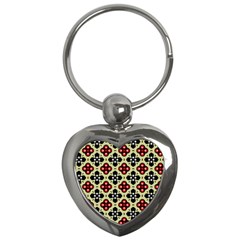 Seamless Tileable Pattern Design Key Chains (heart)  by Nexatart