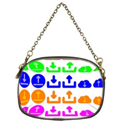 Download Upload Web Icon Internet Chain Purses (one Side)  by Nexatart